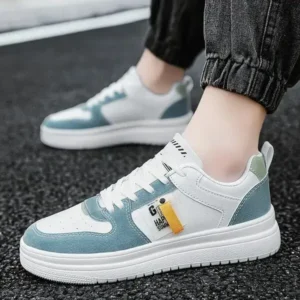 Barabeth Men Fashion Color Matching Low Top Sneakers