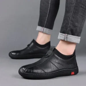 Barabeth Men Casual Non-Slip Flat Pu Shoes