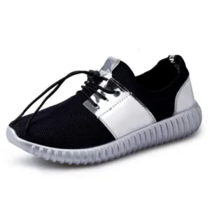 Barabeth Men Casual Color Matching Mesh Breathable Wear-Resistant Sports Shoes