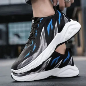 Barabeth Men Fashion Color Matching Breathable Running Sneakers