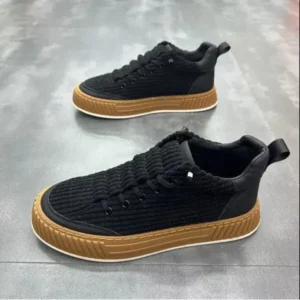 Barabeth Men Fashion Suede Thick Sole Non-Slip Breathable Sneakers